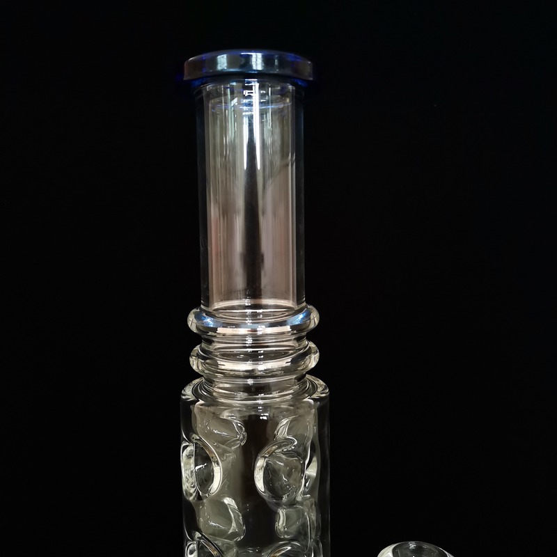 18''-clear-straight-tube-glass-bong-matrix-and-honeycomb-perc-smoking-hookah-4