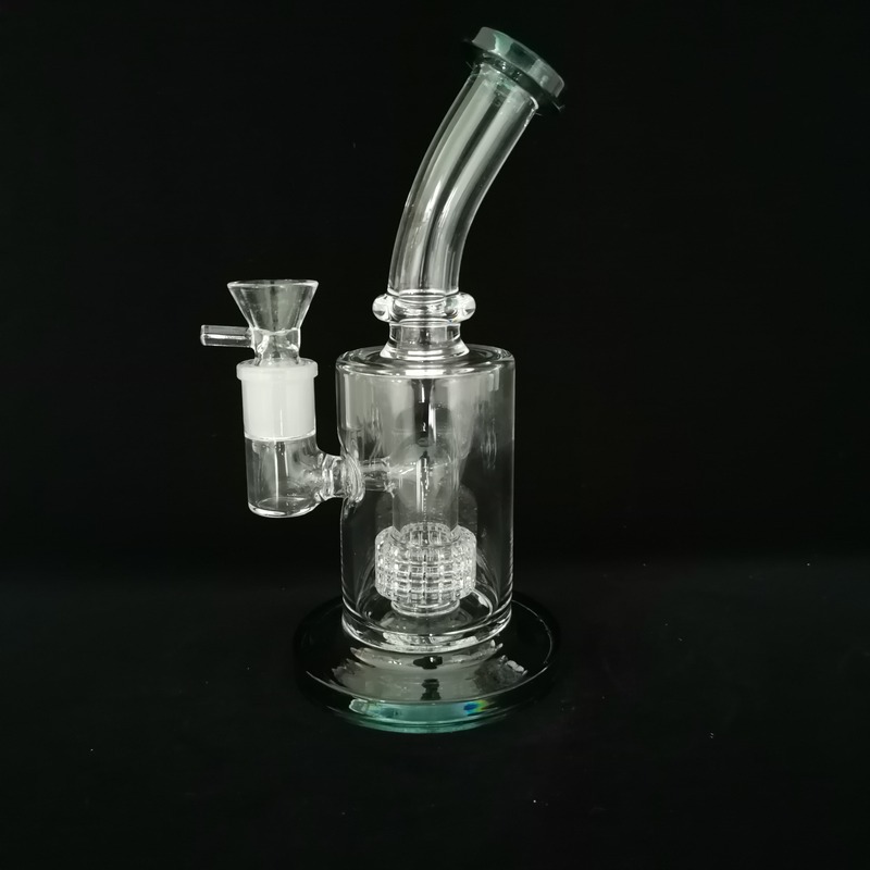 9-inches-glass-bong-glass-smoking-pipe-water-pipe-showerhead-perc-wholesale-china-factory-4